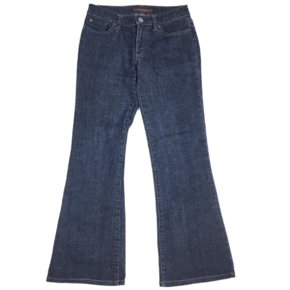 THE LIMITED Jeans Authentic Original Dark Wash Stretch Mid Rise Denim 4L Long - Picture 1 of 7